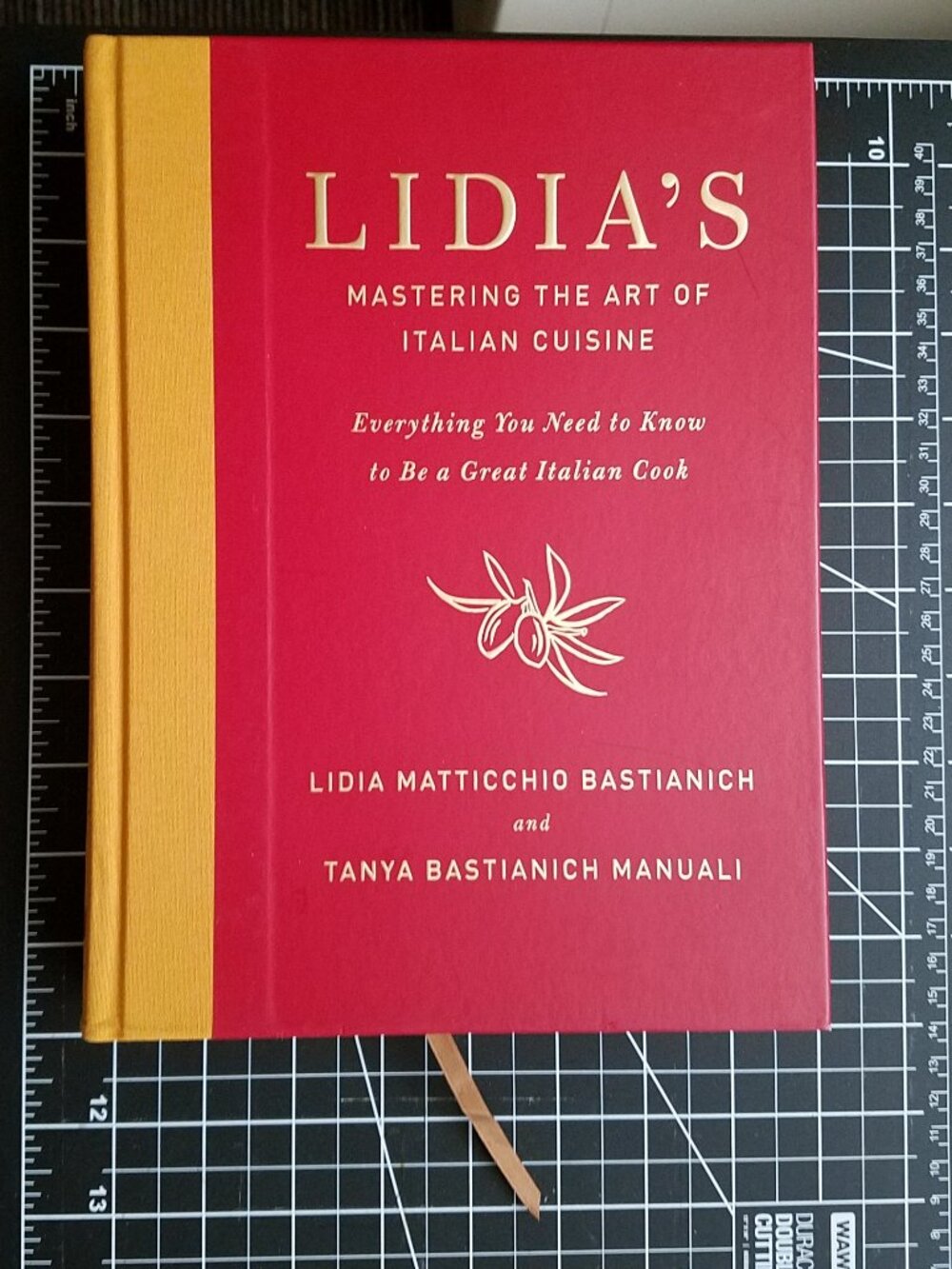 Lidia's Mastering the Art of Italian Cuisine cookbook